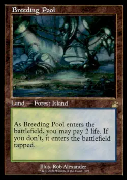 2024 Magic MTG Ravnica Remastered Breeding Pool Foil #399 - Image 1