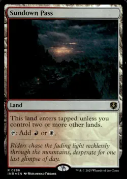 2025 Magic MTG Innistrad Remastered Sundown Pass Foil Rare #0286 - Image 1