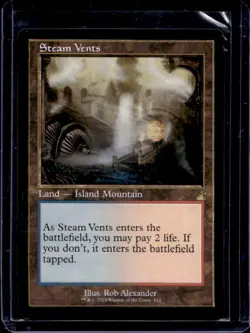 2024 Magic MTG Ravnica Remastered Steam Vents Foil #412 - Image 1