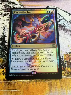 Resonating Lute - Foil Secrets of Strixhaven MTG - Image 5
