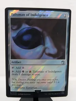 Talisman of Indulgence (Surge Foil) - Universes Beyond: Doctor Who (WHO) MTG - Image 1