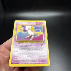 Pokemon TCG: MEW #8 2000 WotC Pokemon League Black Star Promo MP/HP -j - Image 5