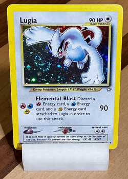 Lugia #9 - Neo Genesis 2000 Pokemon - 9/111 Spiral Unlimited Holo Rare NM - Image 1