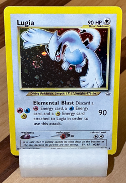 Lugia #9 - Neo Genesis 2000 Pokemon - 9/111 Spiral Unlimited Holo Rare NM - Image 2