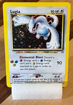 Lugia #9 - Neo Genesis 2000 Pokemon - 9/111 Spiral Unlimited Holo Rare NM - Image 3
