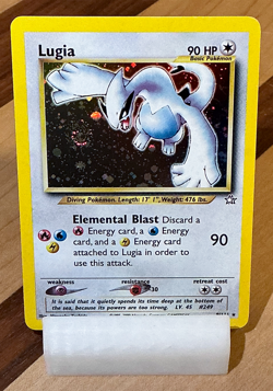 Lugia #9 - Neo Genesis 2000 Pokemon - 9/111 Spiral Unlimited Holo Rare NM - Image 4