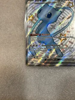 Pokemon Mew ex SV: Paldean Fates 216/091 Full Art Holo Shiny Ultra Rare 180 HP - Image 3