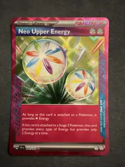 Pokemon TCG Neo Upper Energy 162/162 Temporal Forces Ace Spec Energy Card - Image 1