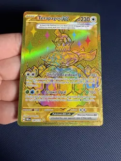 Pokemon TCG Terapagos ex 180/131 Full Art Holo Hyper Rare Prismatic Evolutions - Image 1