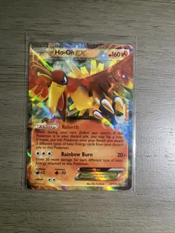 Dragons Exalted Pokemon TCG Ho-Oh EX 221/124 Ultra Rare Holo - DC115 - Image 1