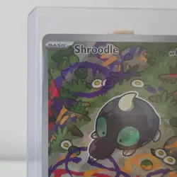 Pokemon Shroodle Illustration Rare Full Art Holo Me01: Mega Evolution 149/132 - Image 3