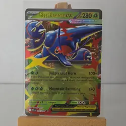 Pokemon Mega Heracross EX Double Rare Holo Me02: Phantasmal Flames 004/094 - Image 2
