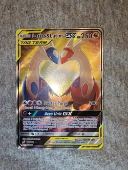 Pokemon Latias & Latios GX TAG TEAM Alternate Full Art Ultra Rare Holo 170/181 - Image 1