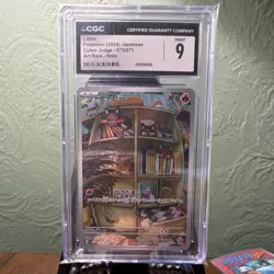 Pokemon Litten Cyber Judge Art Rare Holo CGC 9 075/071 Japanese 2024 - Image 1