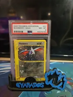 2002 Pokemon Expedition #27 Skarmory Holo PSA 8 NM-MT - Image 1