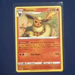 Flareon 026/185 Vivid Voltage Non Holo Rare Pokemon TCG NM - Image 1