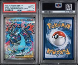 2025 MEGA CHARIZARD X EX 023 BLACK STAR PROMO UPC POKEMON PSA 10 - Image 3