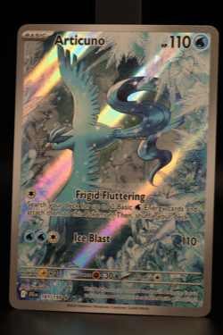 Articuno 161/159 Journey Together Full Art Illustration Rare IR NM Pokemon SV09 - Image 1
