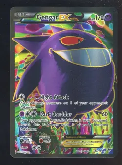Pokemon TCG Phantom Forces 114/119 Gengar EX Ultra Rare - Image 1