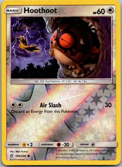 Hoothoot 165/236 Common Unified Minds Pokemon Reverse Holo Near Mint - Image 1