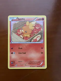 Torchic RC5/RC25 Reverse Holo Legendary Treasures Pokemon Card TCG 2013 #255 - Image 1