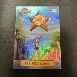 Pokemon Topps: Staryu TV5 - #120 Nintendo TV Animation Edition Holo - NM - Image 1