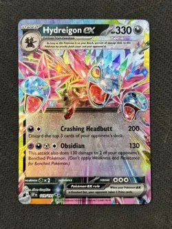 Hydreigon ex 119/191 Sv08: Surging Sparks Holo Double Rare Pokemon TCG NM 2024 - Image 1
