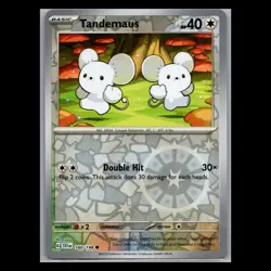 Tandemaus 160/198 Reverse Holo Pokemon TCG SV01 Scarlet & Violet Base Set - Image 1