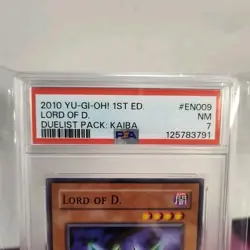 Lord of D. DPKB-EN009 1st Edition Common Yu-Gi-Oh TCG PSA 7 - Image 2
