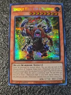 Yu-Gi-Oh! Sengenjin Wakes from a Millennium MP25-EN077 2025 1st Ed Prismatic Se… - Image 1