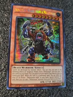 Yu-Gi-Oh! Sengenjin Wakes from a Millennium MP25-EN077 2025 1st Ed Prismatic Se… - Image 2