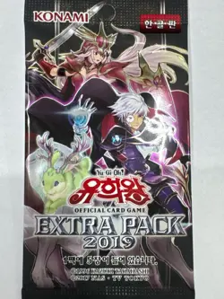 Korean Yugioh EP19-KR "Extra Pack 2019" Booster Pack 1pack - Image 1