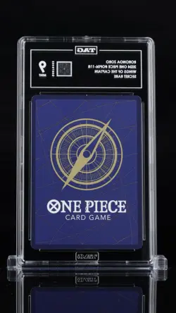 One Piece Wings of the Captain RORONOA ZORO OP06-118 Secret Rare TAG 9 English - Image 2