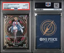 2025 One Piece OP-11 STUSSY #85 Special Alt Art PSA GEM MINT 10 - Image 2