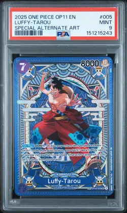 Luffy-tarou ST18-005 Special Alternate Art One Piece Op11 One Piece PSA 9 *243 - Image 1
