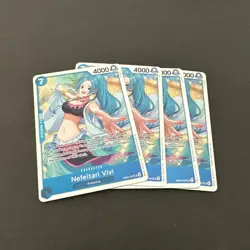 4x Nefeltari Vivi EB04-025 SR Playset One Piece The Azure Sea's Seven X4 OP14 - Image 1
