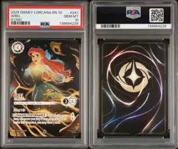 Disney Lorcana Whispers in the Well ARIEL Ethereal Voice 241/204 ICONIC PSA 10 - Image 3