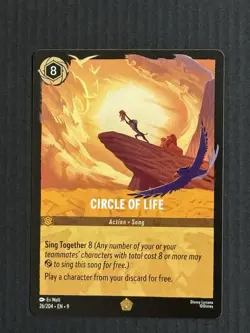 Disney Lorcana Circle Of Life Legendary Non-Foil Fabled - Image 1