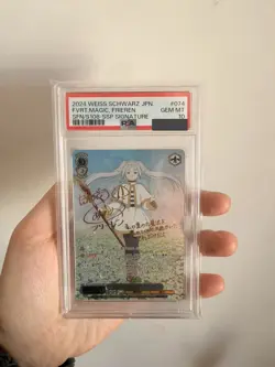 PSA 10 Signed Weiss Schwarz Frieren Beyond Journey's End SFN/S108-074SSP Frieren - Image 1