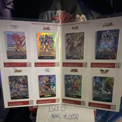 Bandai Dragon Ball Games Battle Hour 2026 Premium Card Collection 8 Cards - Image 3