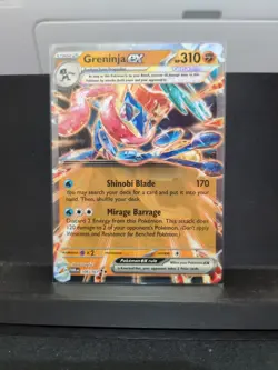 Pokemon TCG Greninja EX Holo Card Twilight Masquerade 106/167 Sv06 - Image 1