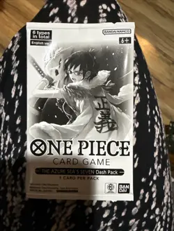 ONE PIECE CARD GAME THE AZURE SEA'S SEVEN BOOSTER SET OF 4 ENGLISH DASH PACK - Image 1