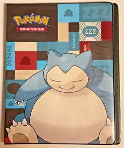 Snorlax Pokemon TCG 2017 Ultra Pro 90 Card Binder 10 Pages 9 Pockets (No Cards) - Image 1