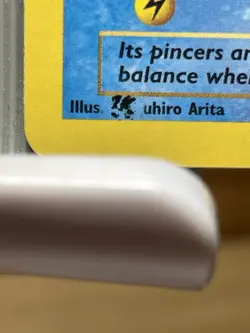 ERROR Pokemon TCG Krabby Card Fossil Ink Blot Error Misprint, WOTC 1999 Vintage - Image 5