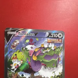 Pokemon Tornadus V Full Art Ultra Rare Holo 185/198 Chilling Reign Card English - Image 5