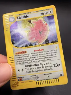 Clefable - 7/165 - Pokemon Expedition Holo Rare Card LP+ See Photos - Image 2