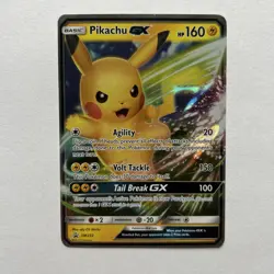 Pokemon Pikachu GX SM232 Black Star Promo Holo Card Sun & Moon - Image 1