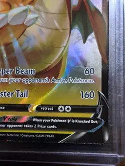 Pokemon Dragonite V 049/078 Pokemon GO Ultra Rare (Full Art) Holo Card NM - Image 4