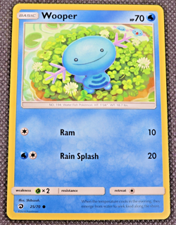 Pokemon Card Wooper Dragon Majesty 25/70 Near Mint -- L33 - Image 1