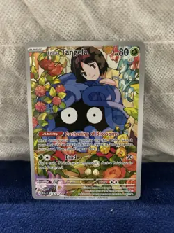 Erika's Tangela Pokemon TCG Full Art Holo Card 218/217 Ability 80 HP - MINT - Image 1